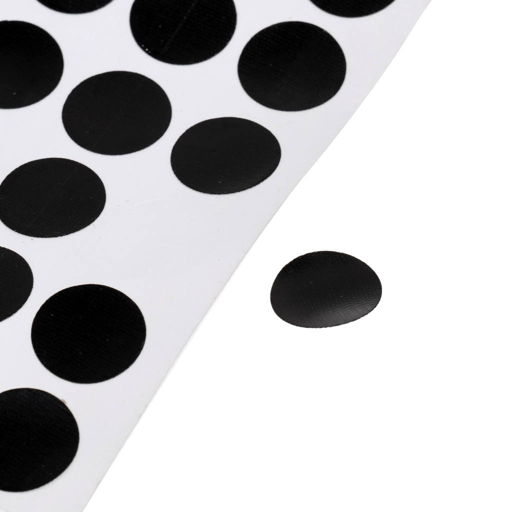 Set of 96/30Pcs 1.2/3CM Black Round Pool Table Spot Marking Stickers - Self Adhesive Indoor Game Snooker Stickers Accessory