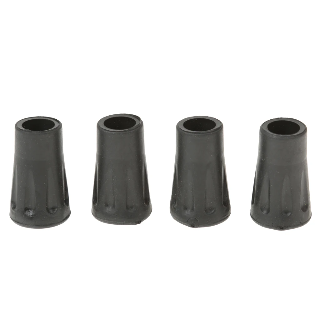 4pcs Replacement Rubber Tips End for Hiking Stick Walking Trekking Poles,4cm