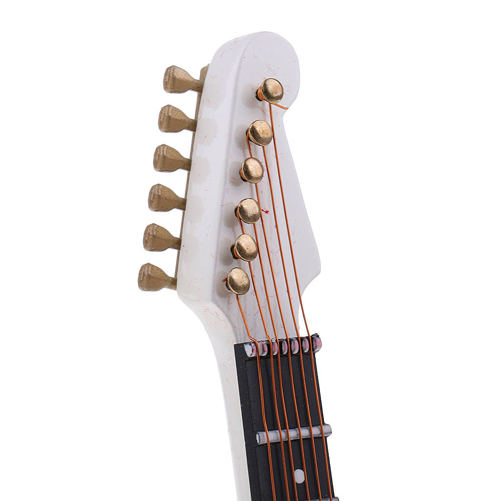 MagiDeal 1/6 Scale Wood Electric Guitar Model for 12 Inch Action Figure Accessory Kids Toys