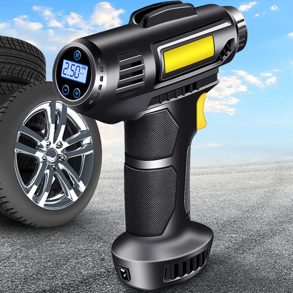 Tire Inflator Digital Auto Shut-Off Pressure Gauge for Basketball Inflatables Bike Car