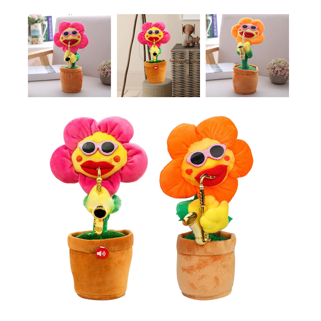 2x Lovely Green  Plush Twist Dancing Doll Toys Dashboard Home Decor