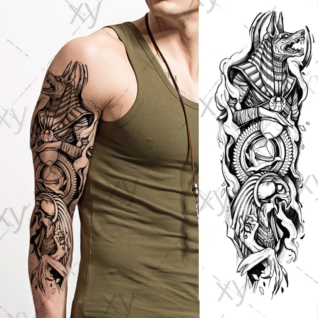 Tattoo uploaded by Elva Stefanie • Healed greek meander hephaestus  blackwork sleeve • Tattoodo