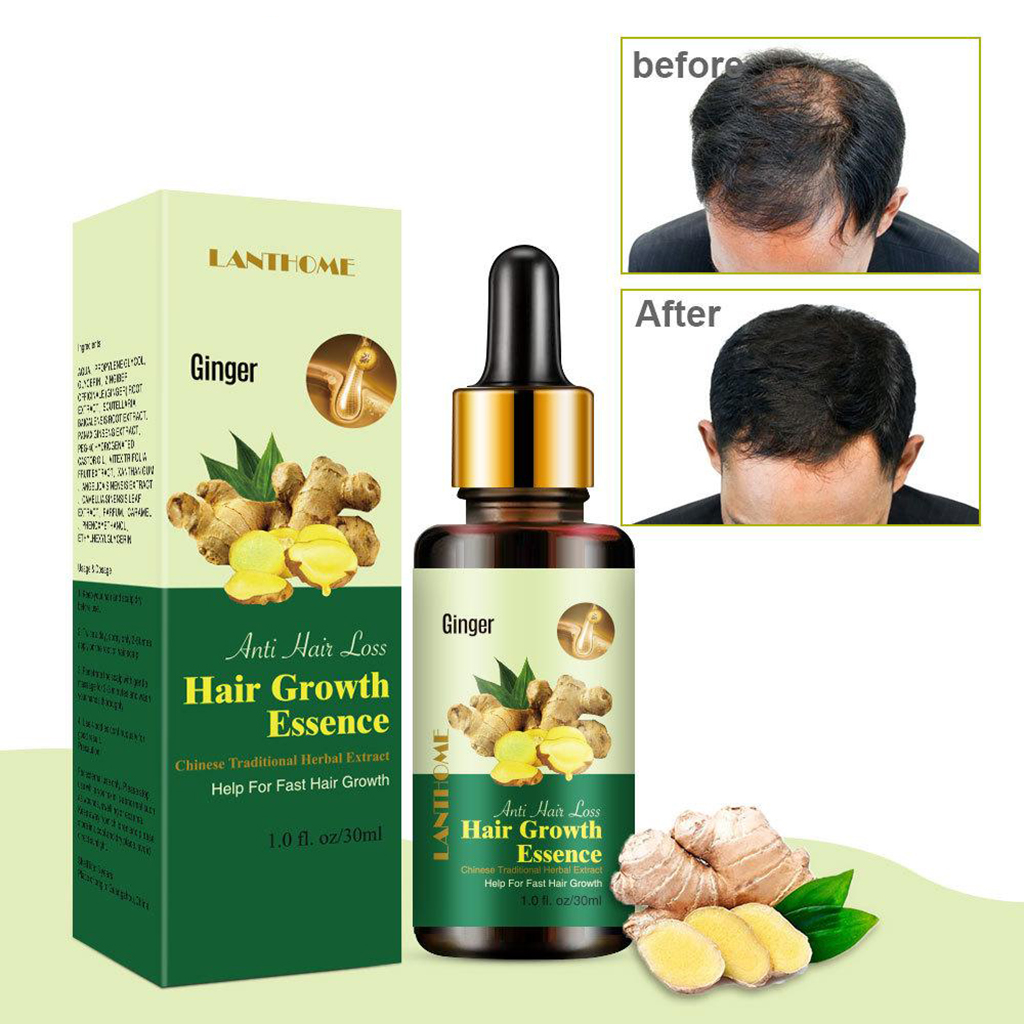 Growth Serum Ginger Essential Oil Repairs Hair Follicles for and Women Ginger Fast Hair Growth Serum Essential Oil
