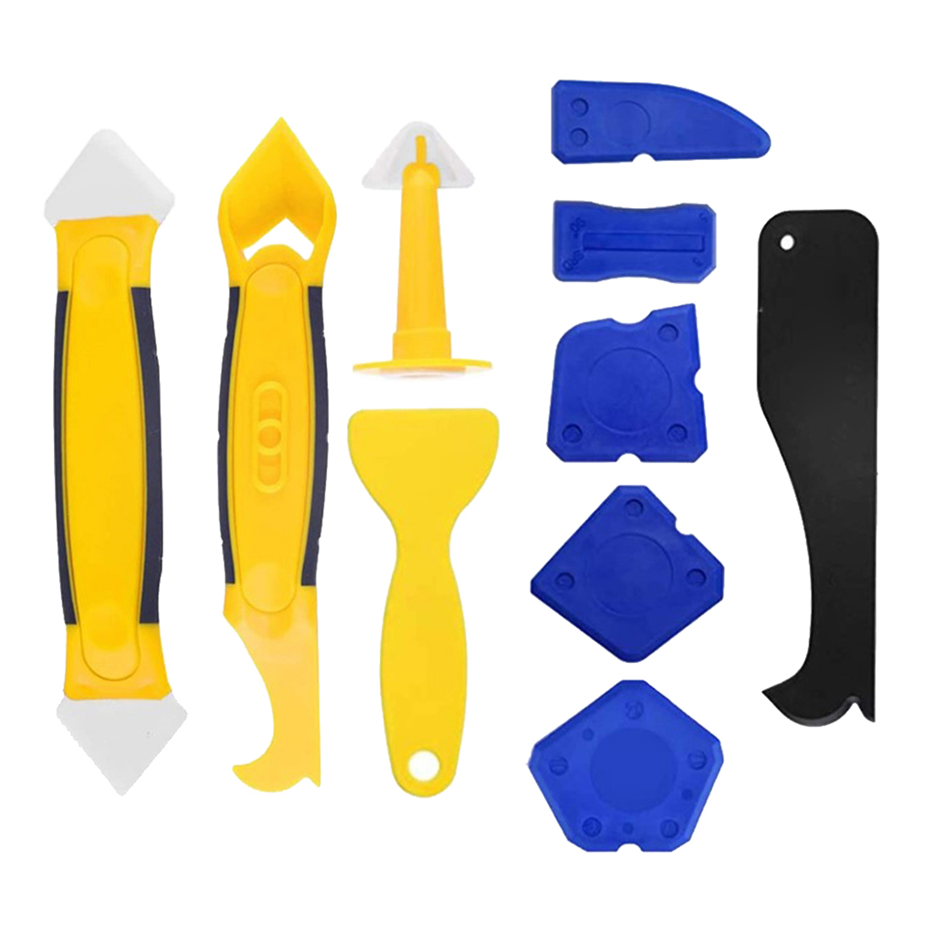 10pcs Silicone Caulking Spreader Sealant Finishing Smoothing Kit Tool Set