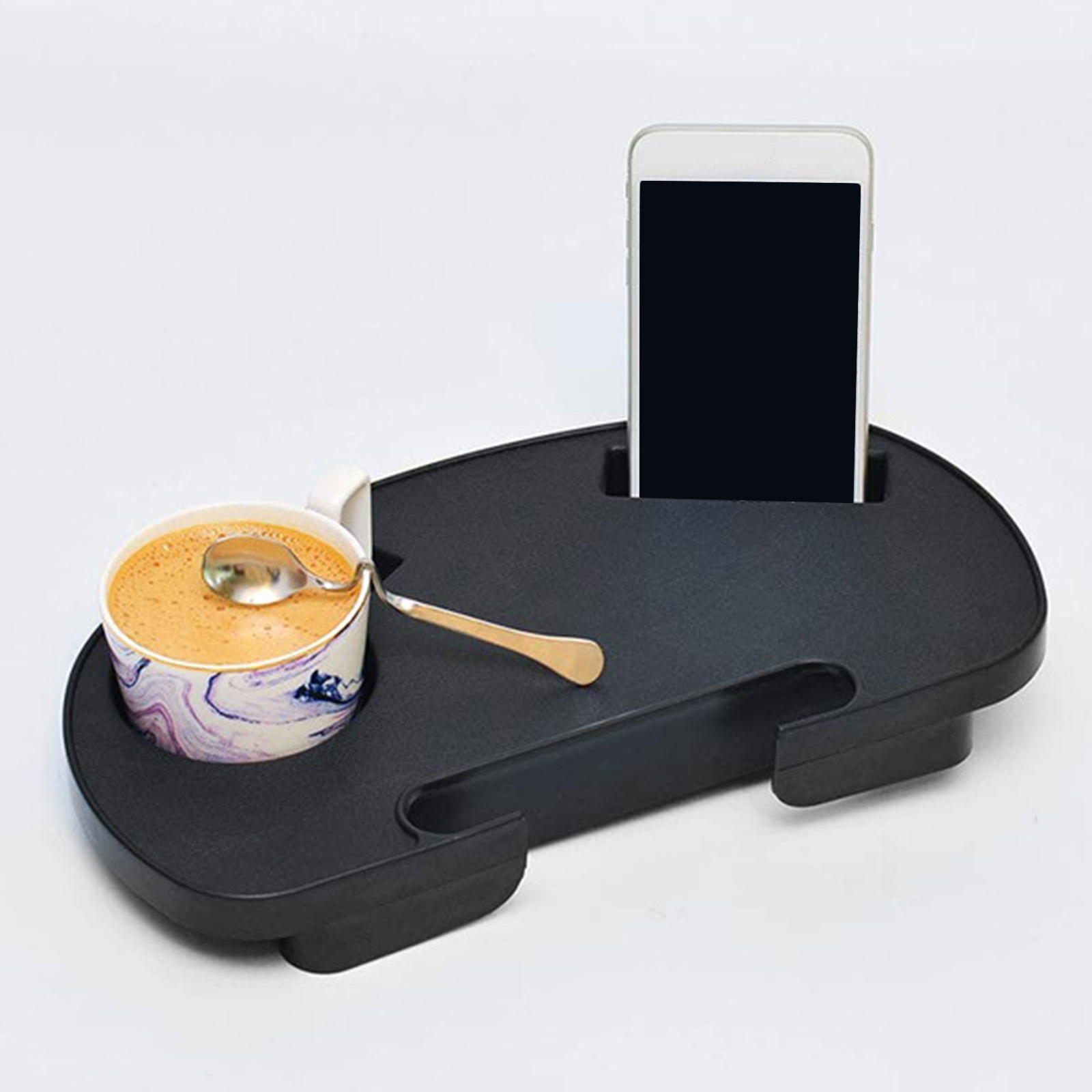  Chair Cup Holder Replace Tray for Leisure Chair Garden Recliner with Mobile Phone Slot