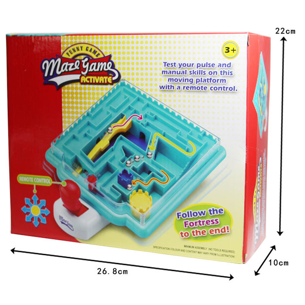 Novelty Castle Maze Game Hand Operated Remote Control Brain Teaser Kids Toy