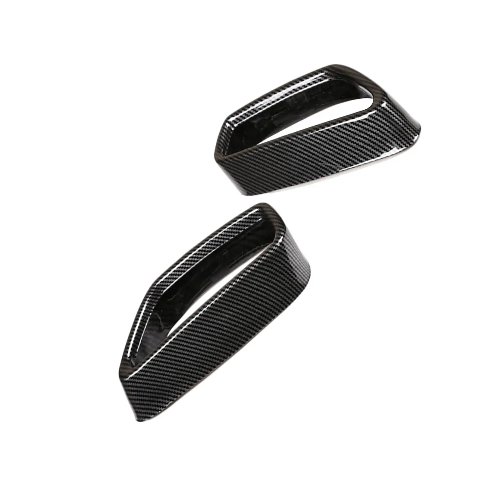 Pack of 2 Rear Exhaust Pipe Throat Cover Trim Tail Throat Frame for  5 Series G30 G38 2018 2019 2020 2021