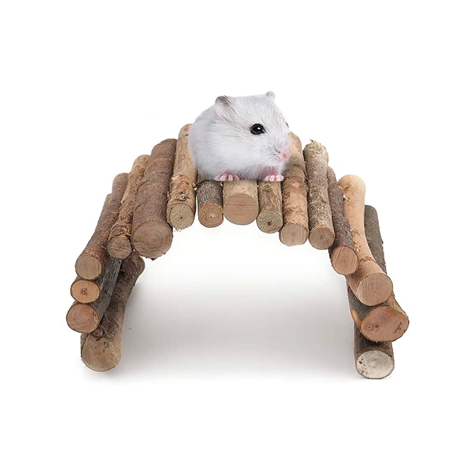 Small Pet Supplies Hamster Climbing Ladder Toy Wooden Mouse Rat Bridge Exercise 