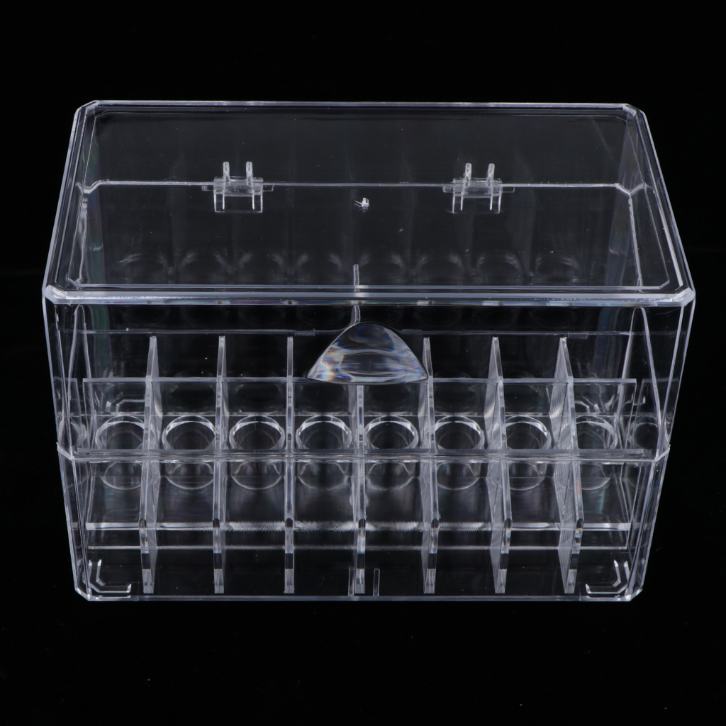 New Acrylic Clear Lipstick Cosmetic Organiser Holder Makeup Make Up Box Gift