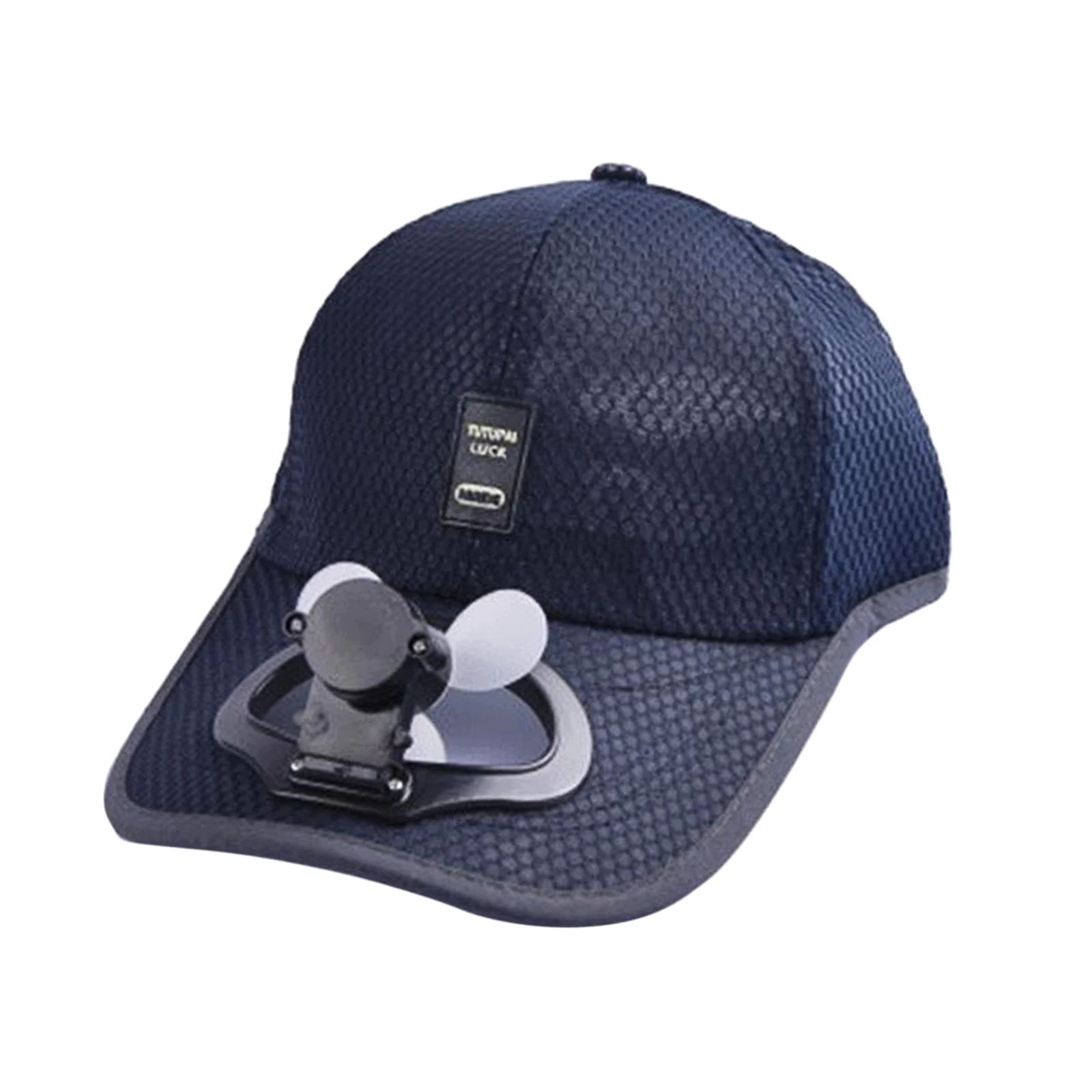 Cooling Fan Baseball Cap Summer Camping Hiking Running Outdoor Sports Caps Sun Visor Hat USB Charging Fan Cooling Peaked Cap