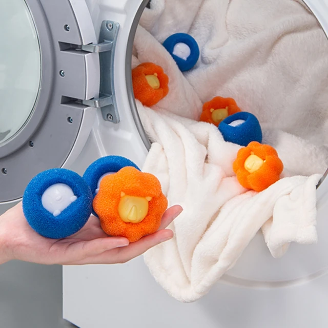 Boules à lessive, Boule à laver en machine, Boule de lavage écologique  (bleu)