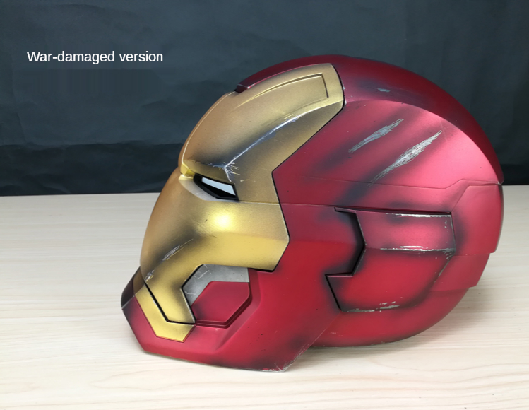 de abertura e fechamento de máscara modelo de brinquedo de metal