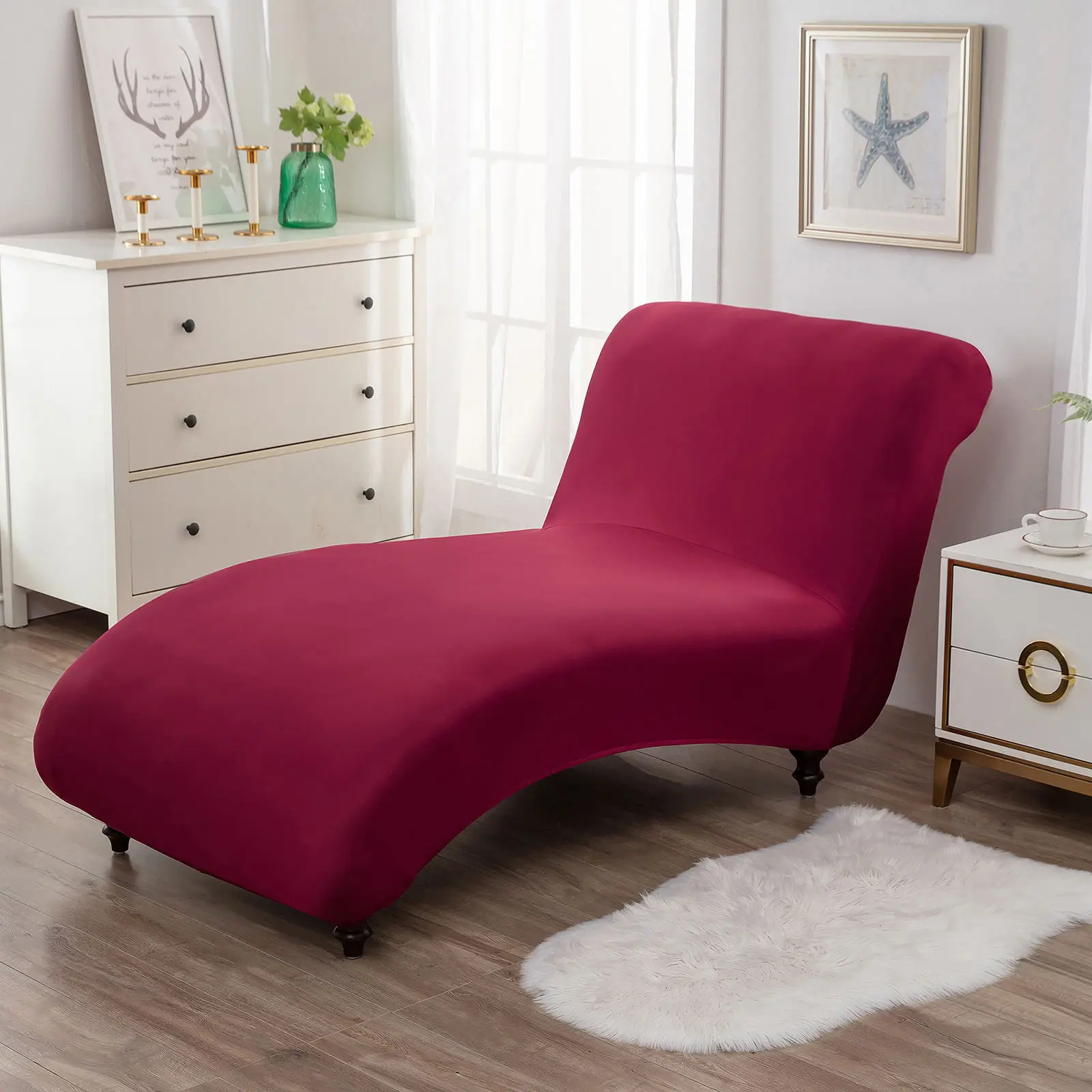Chaise Lounge Cover Living Room Chaise Lounge Slipcover Machine Washable