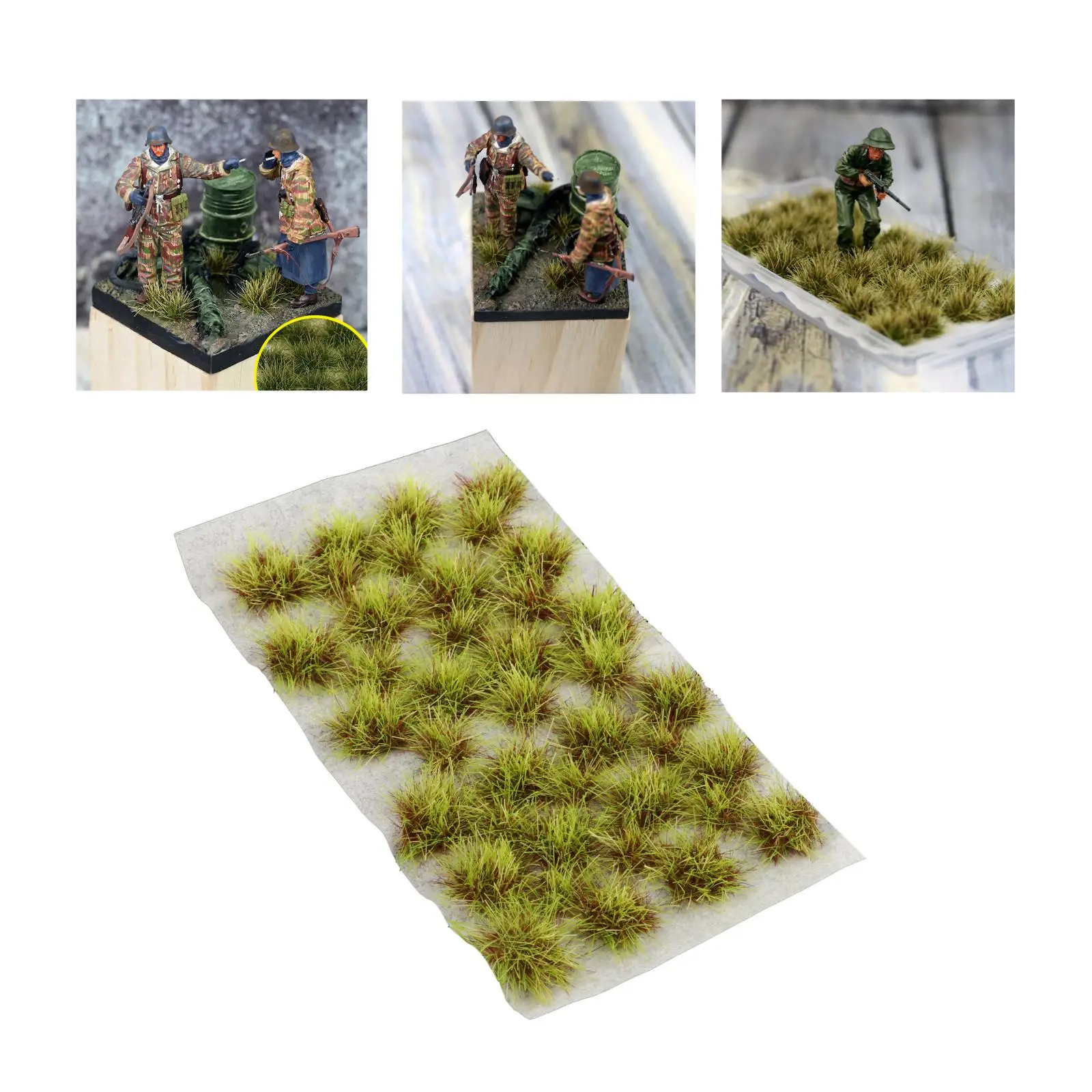 39x War World Four Seasons Static Grass Tufts Layout Scenery Landscape