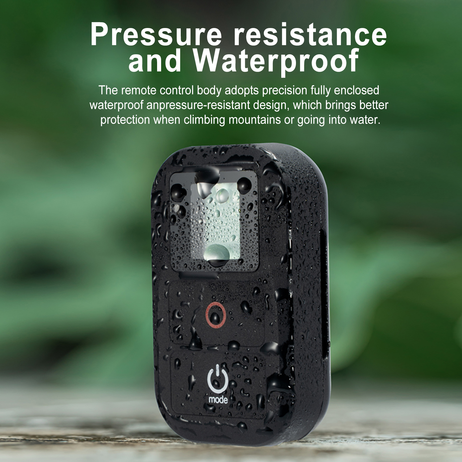 Remote Control with LCD Display One Button Switch Smart Controller for Pro 8/7/6/5/4 Accessories Black