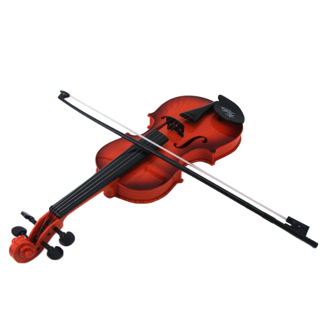 Professional Protable Toy Violin Musical Instrument Toys Beginner Model Violin Musical String Instrument Practice Violin Gift