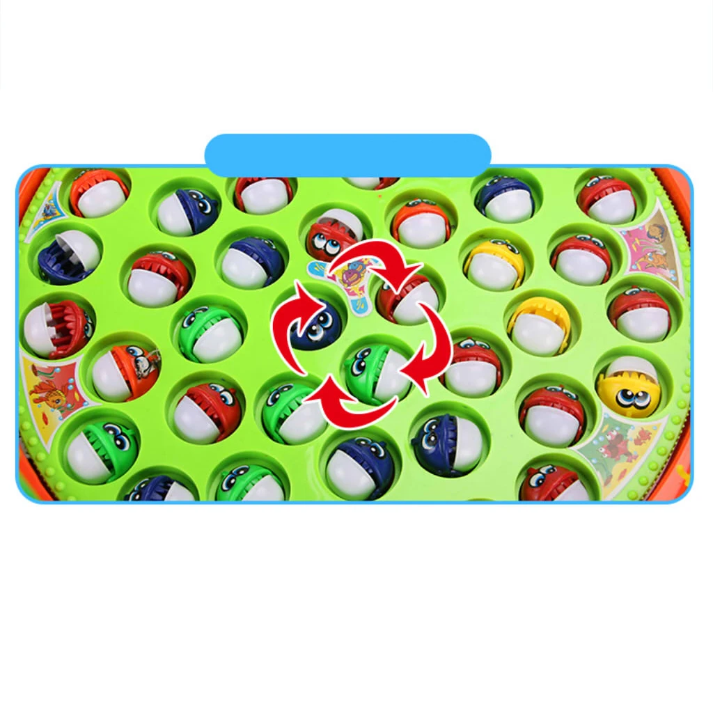 1 Set High Quality Electrical musical fishing toy with 15 fishes baby preschool game toy for kids pretend play fun Random Color