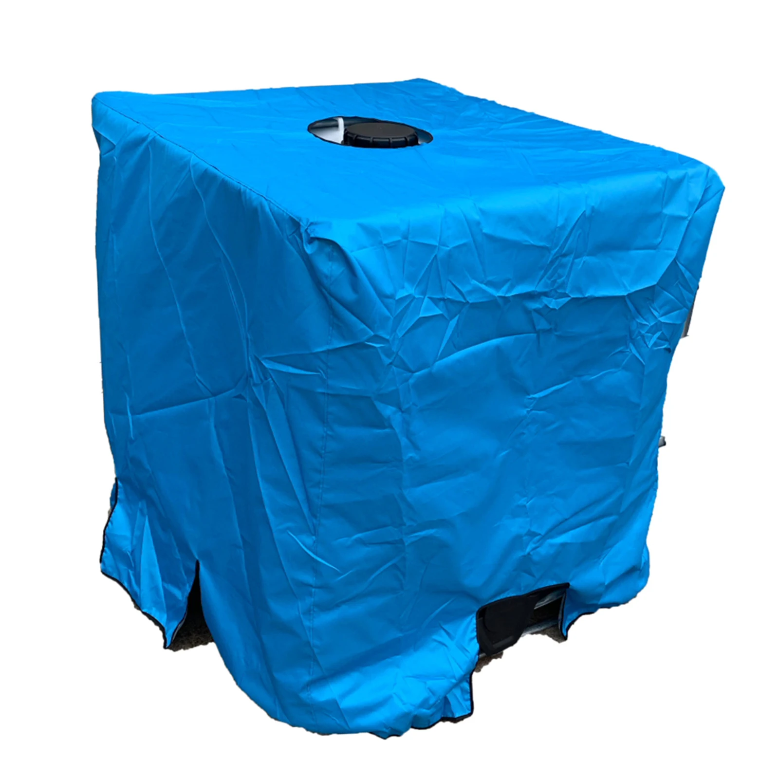 1pc 1000L IBC Ton Barrel Protective Cover Rain Barrels 210D Oxford Cloth Anti-UV Dustproof Water Resistant