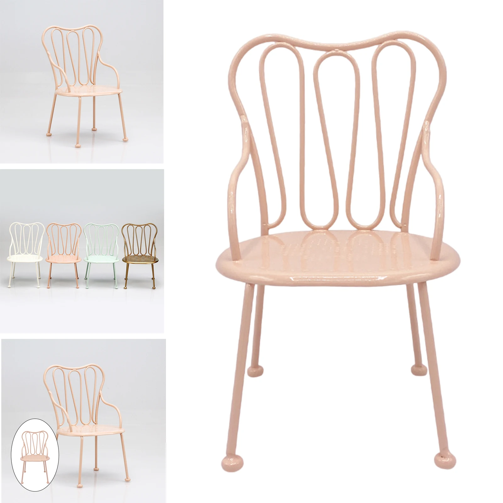 Dining Chair Home Dining Room Furniture for 1:16 Blythe Doll Toys Decoration