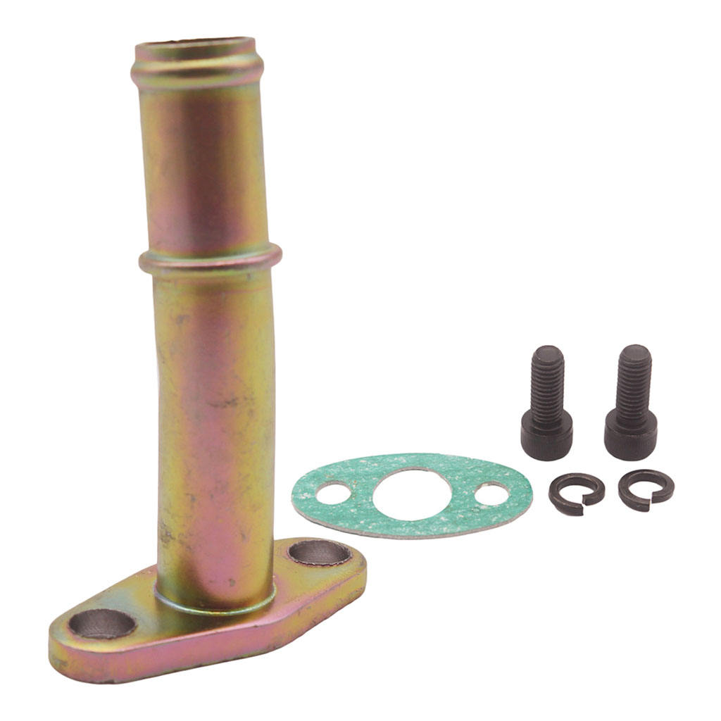 Turbo Oil Drain Flange Pipe For Barb Ball Bearing GT25R GT30R GT35 w/ M8