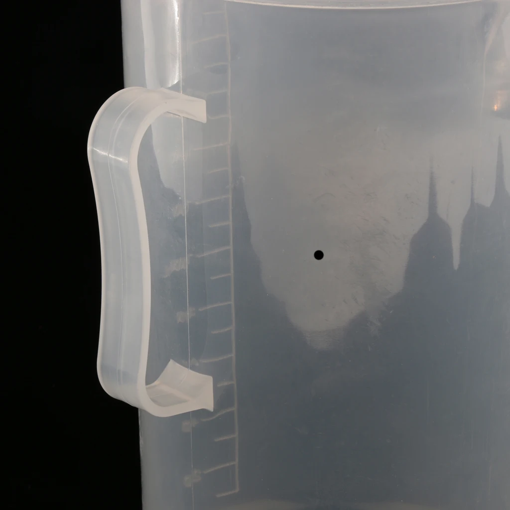 2000ML Clear Plastic Measuring Cup Liquid Jug Lab Test Tool Utensil Supplies