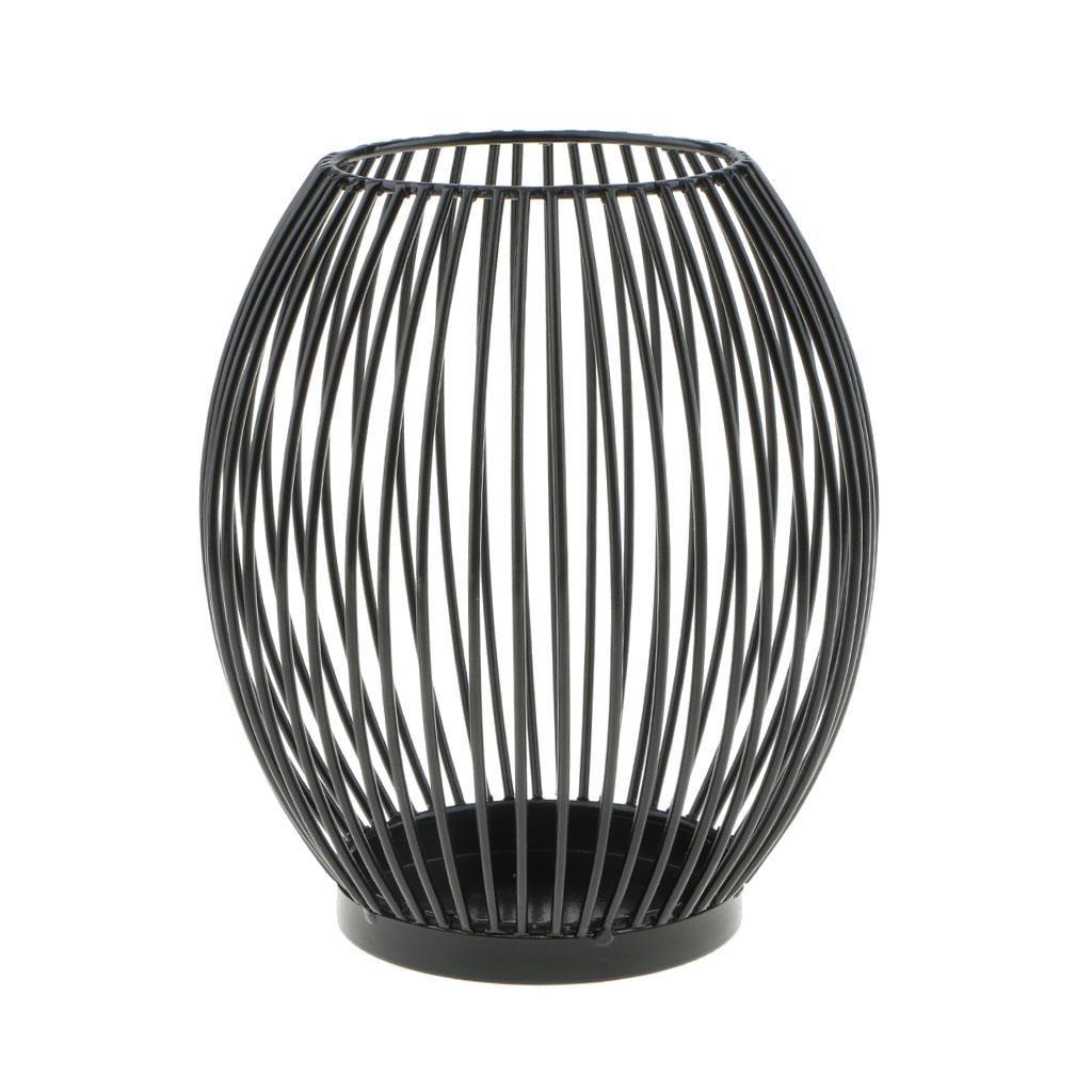 Nordic Style Candle Holder Mesh Lampshade Canlestick for Restaurant Bar