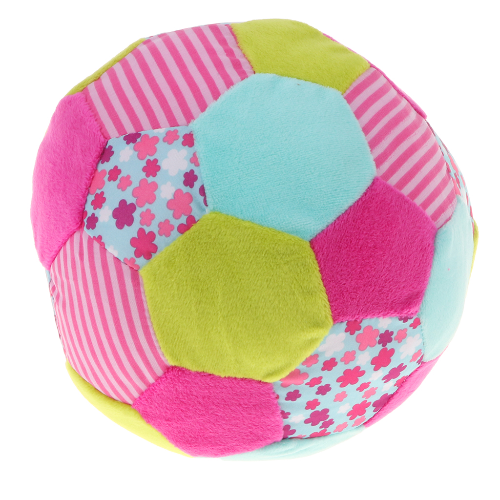 Soft Hand Rattles Bell Kids Baby Funnny Crawling Ring Ball for Infant Gift