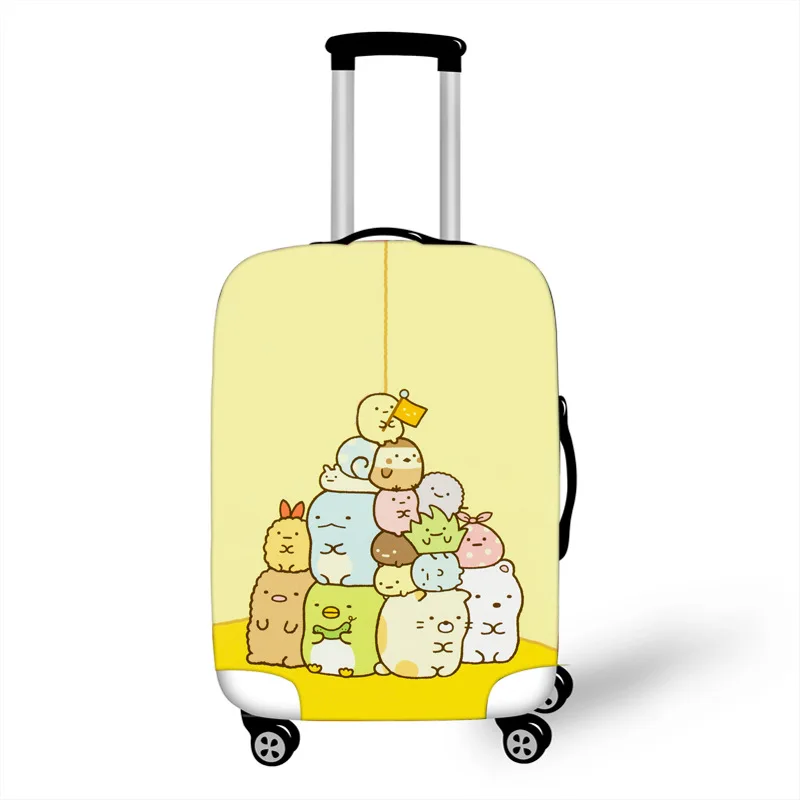 Sumikkogurashi Anime Printed Luggage Cover High-stretch Suitcase 13 Color Zipper Cover Apply to 18-32" Travel Baggage Protective