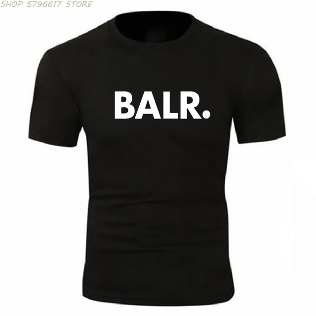 2021 New men's T-shirt high quality BALR brand printed 100 