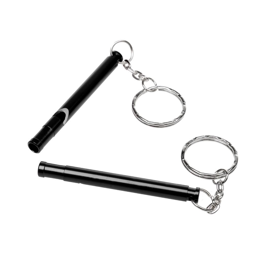 High Quality 2pcs Outdoor Survival Camping Training Emergency Safety Whistle School Football Training Travel Hiking Access Tool