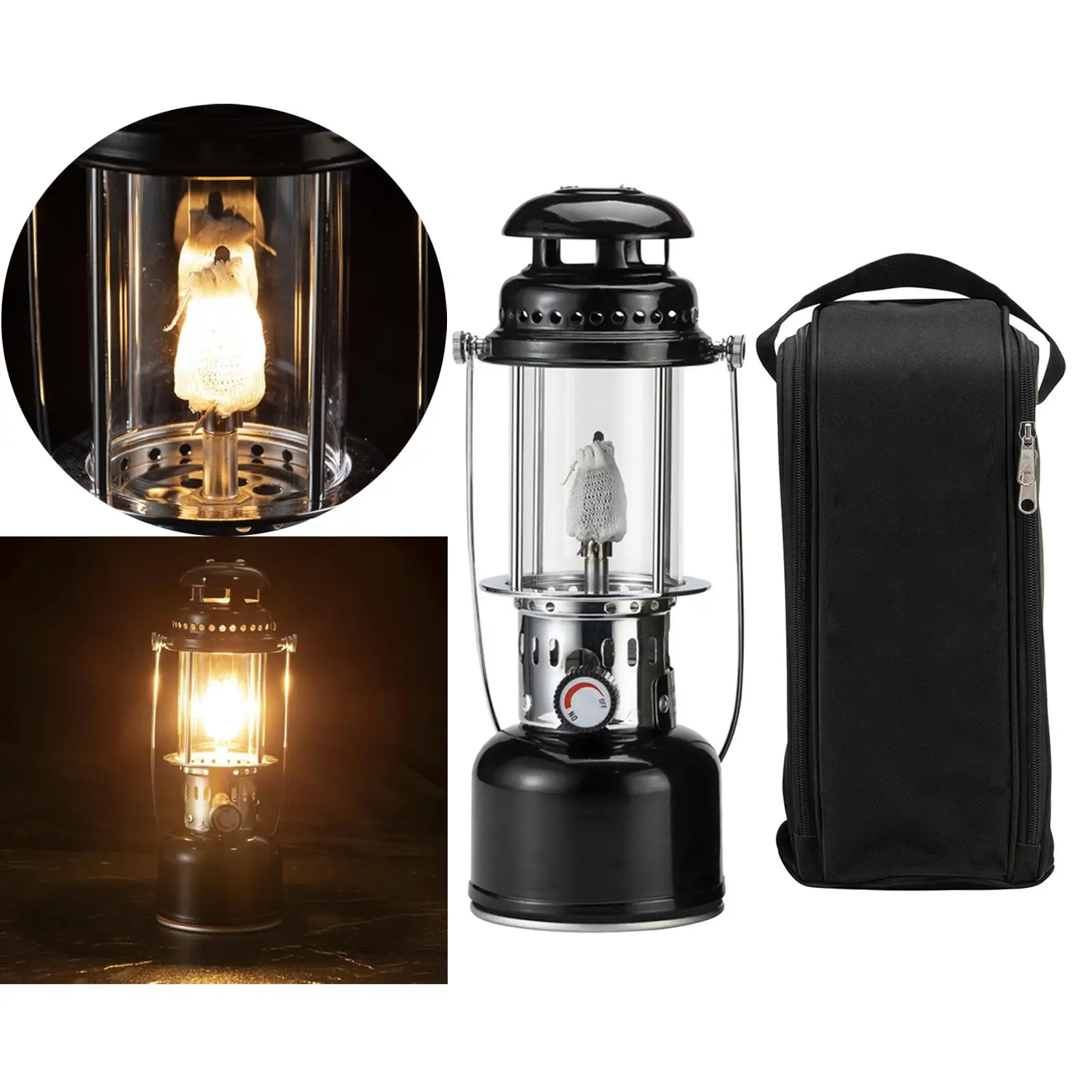 Outdoor Propane Gas Lantern Camping Hiking Light Kerosene Oil Lamp Lighting Table Decoration