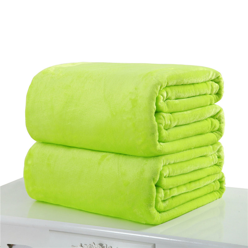 Title 8, Plain Flannel Coral Blanket Small Fleece Sheet ...