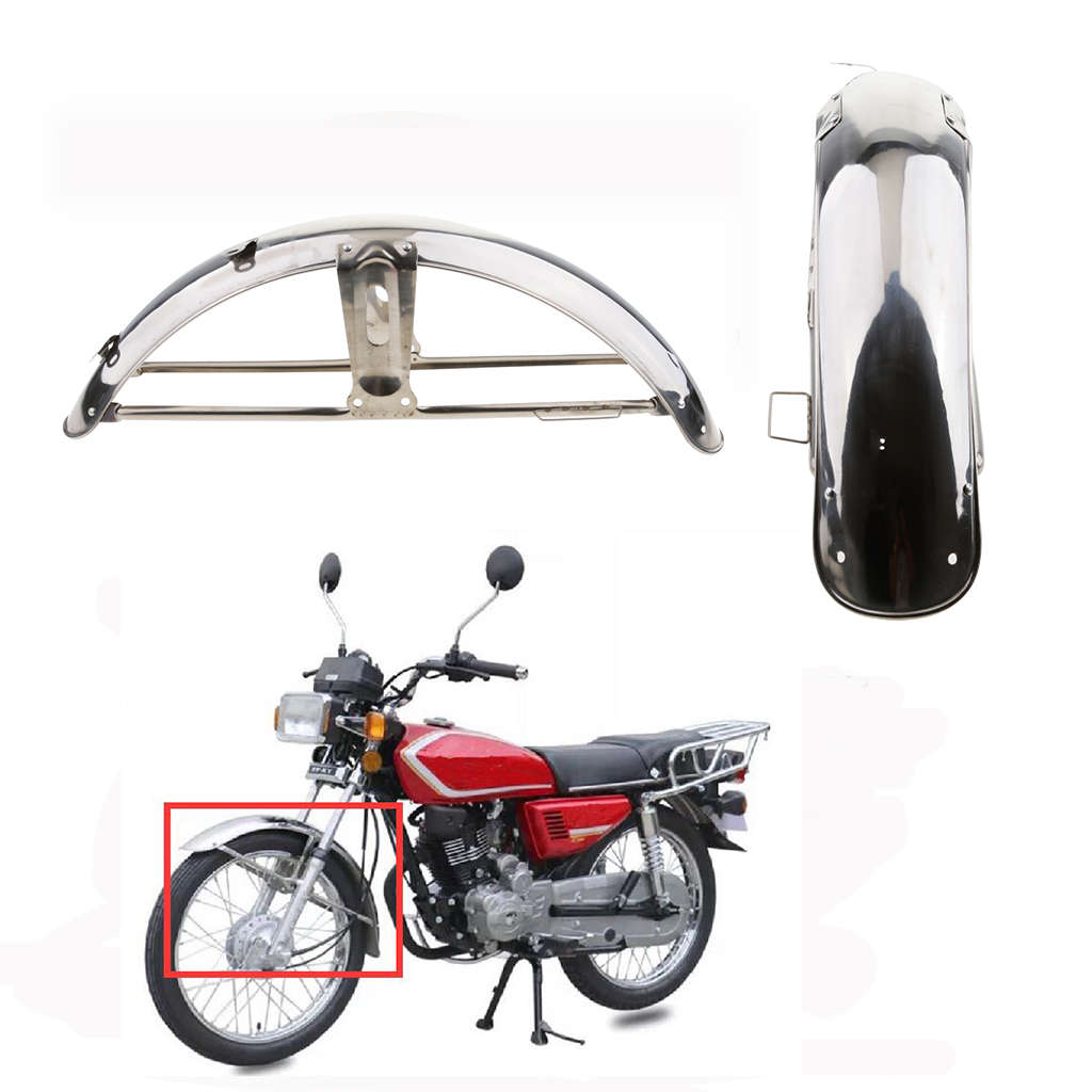 Stainless Steel Motorcycle Front Mudguard/ Mud Guards for  CG125