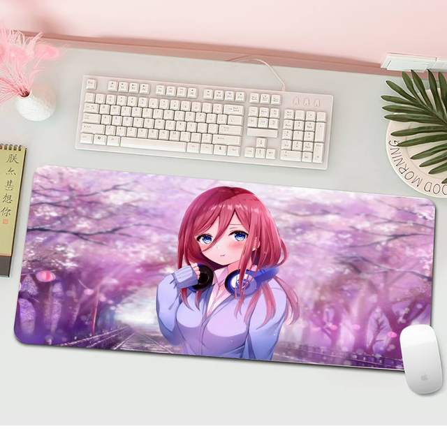 Anime 5toubun no hanayome girls nakano miku bikini Playmat Gaming Mat Desk