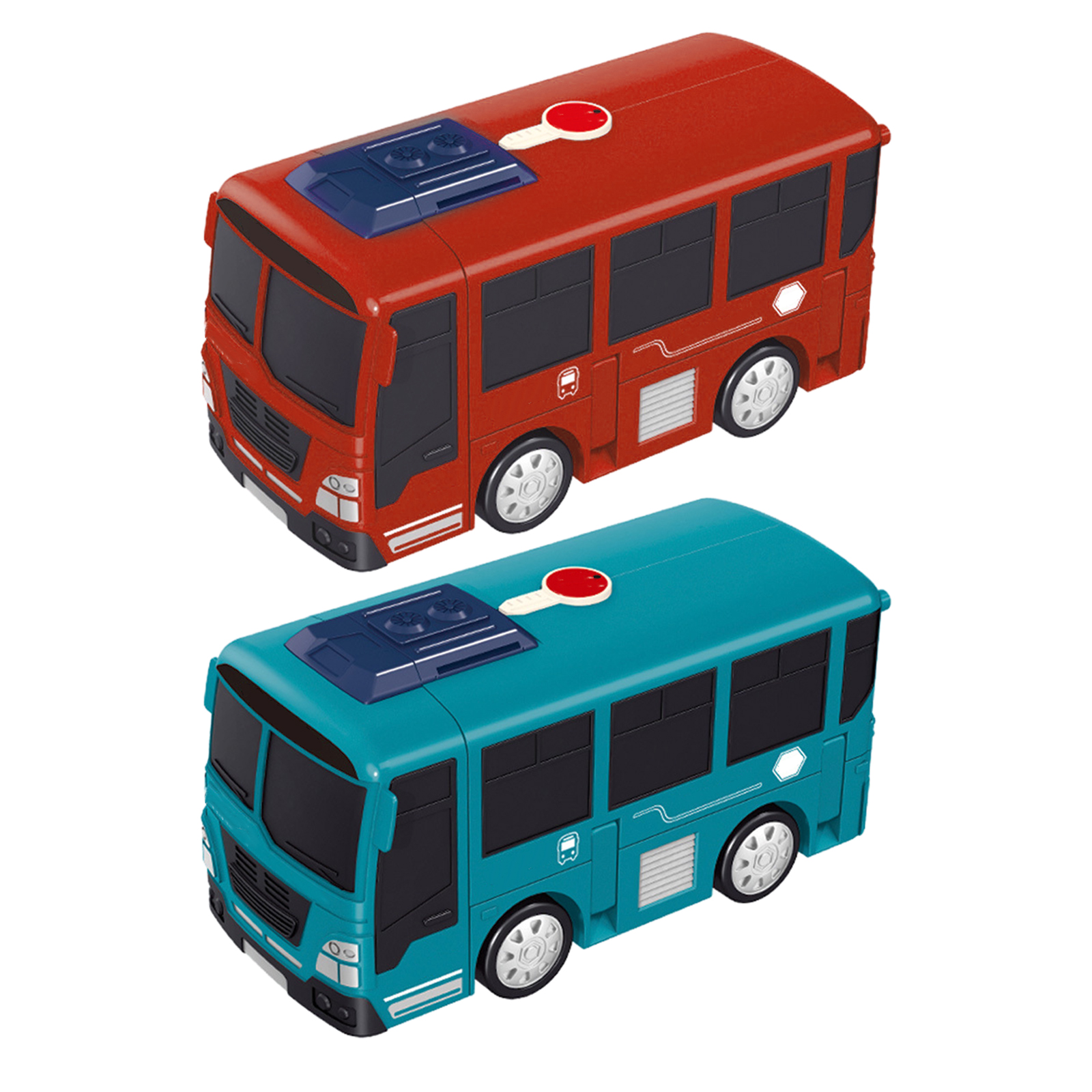 Multifunction Bus Toy Baby Deformation Toy Child Early Educational Multifunctional Car Driving Simulation Toy with Music Light