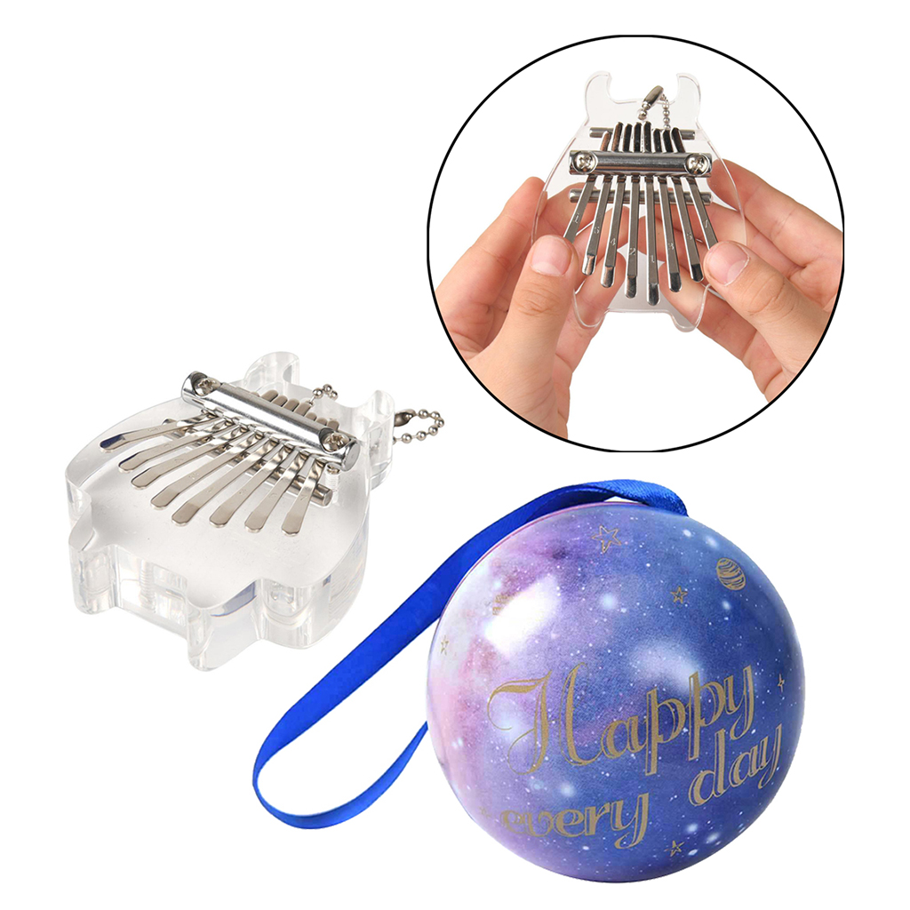 Exquisite Kalimba Finger Piano  Gifts Backpack Pendant Children Adults