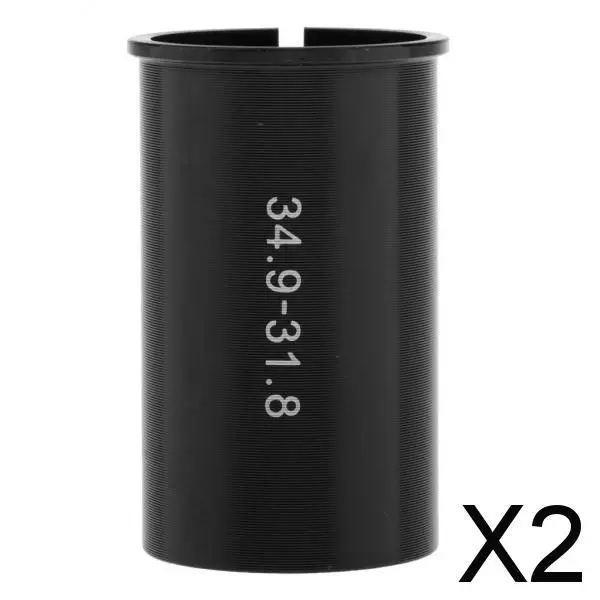 2xBicycle Seat Post Shim Tube Sleeve Adapter Size Reducer 15 Size 31.8 to 34.9