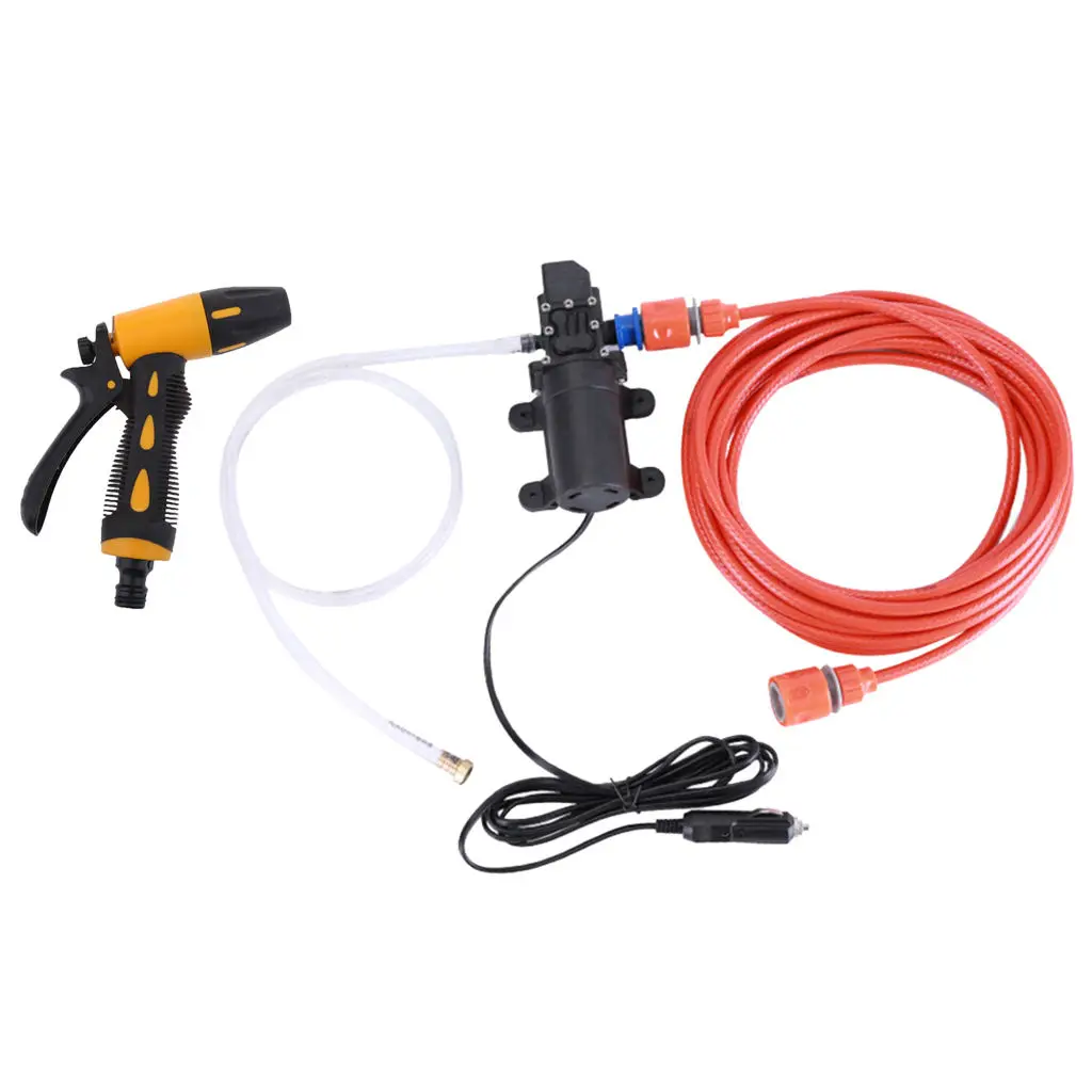 12V/70W Portable Electric Car Cleaning Washer Pump Device Powerful High Pressure