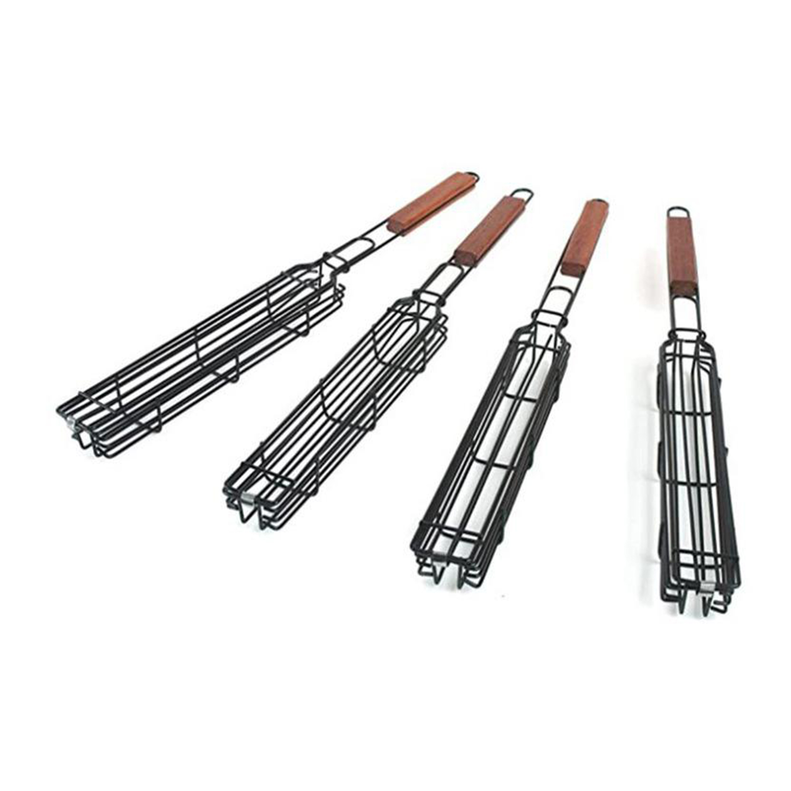 Nonstick Kabob Grilling Basket for Grilling Veggies Vegetables Barbecue Shish Kabobs BBQ Meat Onion Fish Chicken