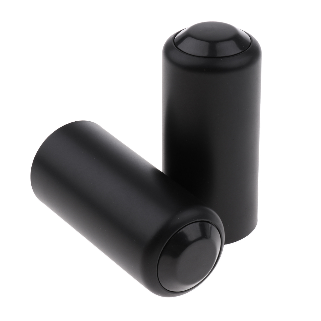 2 Pieces Battery Screw on Cap Cup Cover for Wireless Microphone Mic