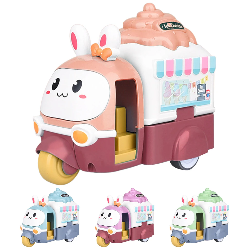 Ice Cream Car Toys Kids Pretend Play Early Learning Developmental Educational Toy Birthday Holiday Gift