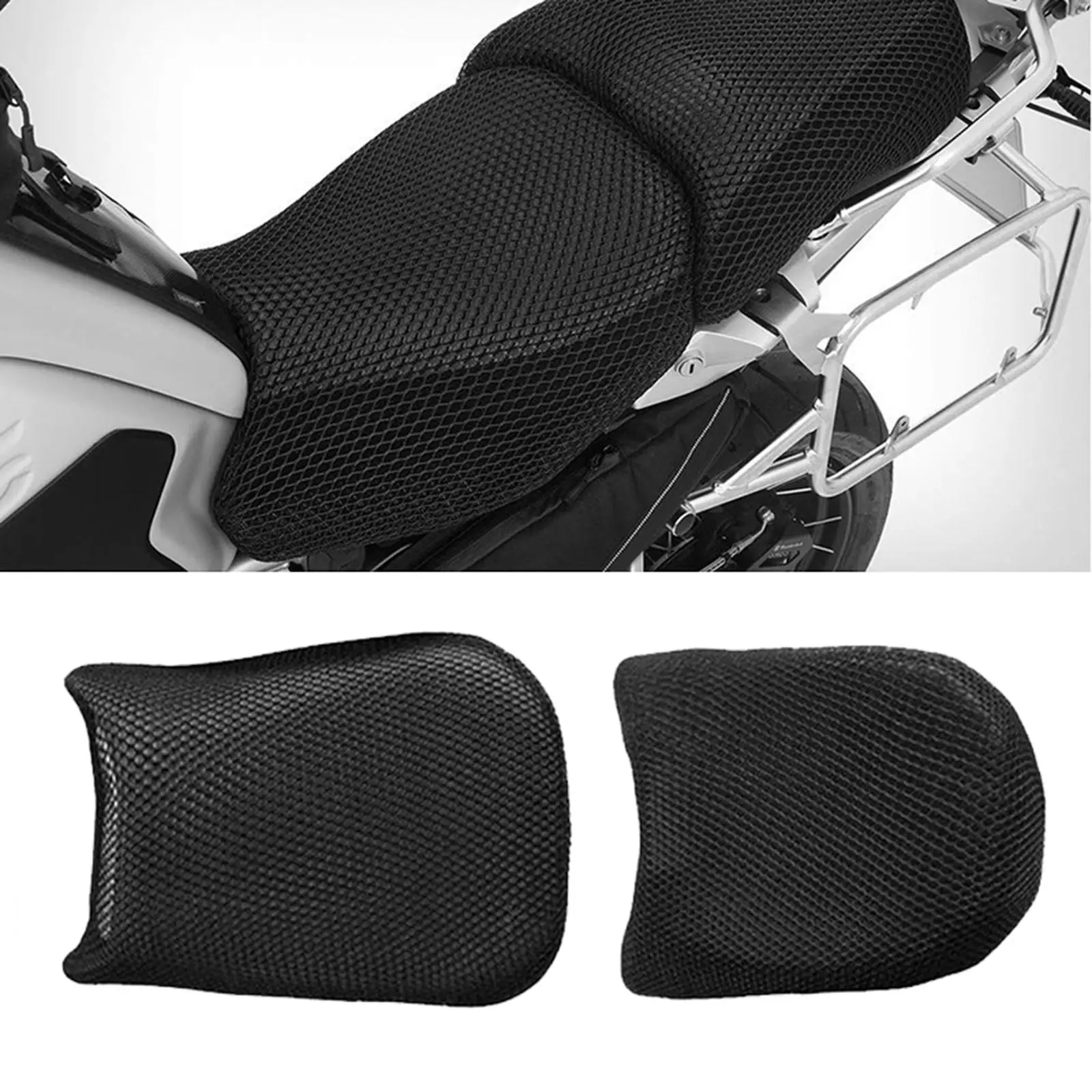 Motorbike Sport Motorcycle 3D Saddle Seat Cushions  Covers Pressure Relief Accessories For  R1200GS