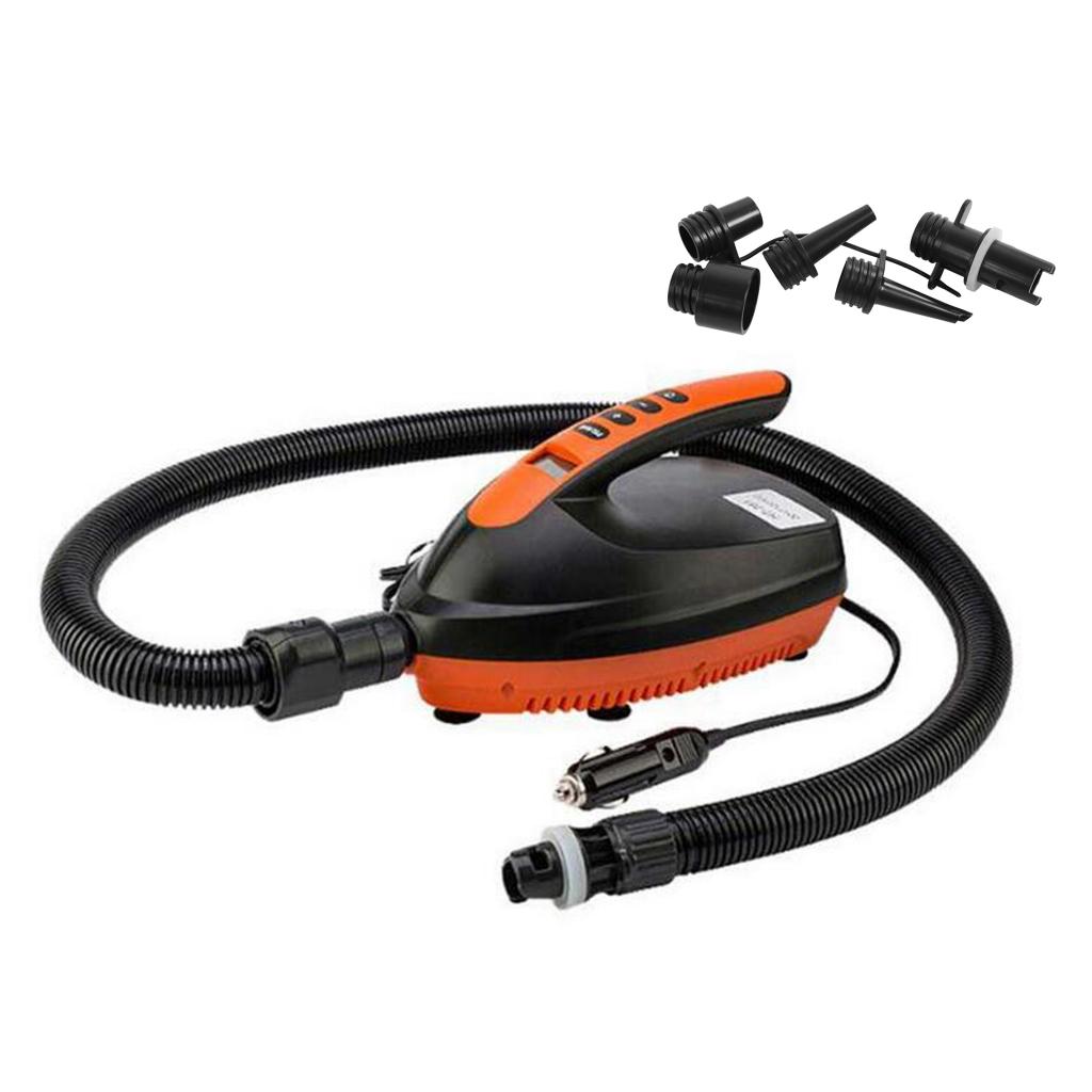 16 PSI LCD Tire Inflator Car Air Pump Compressor Electric Portable 12V DC Volt
