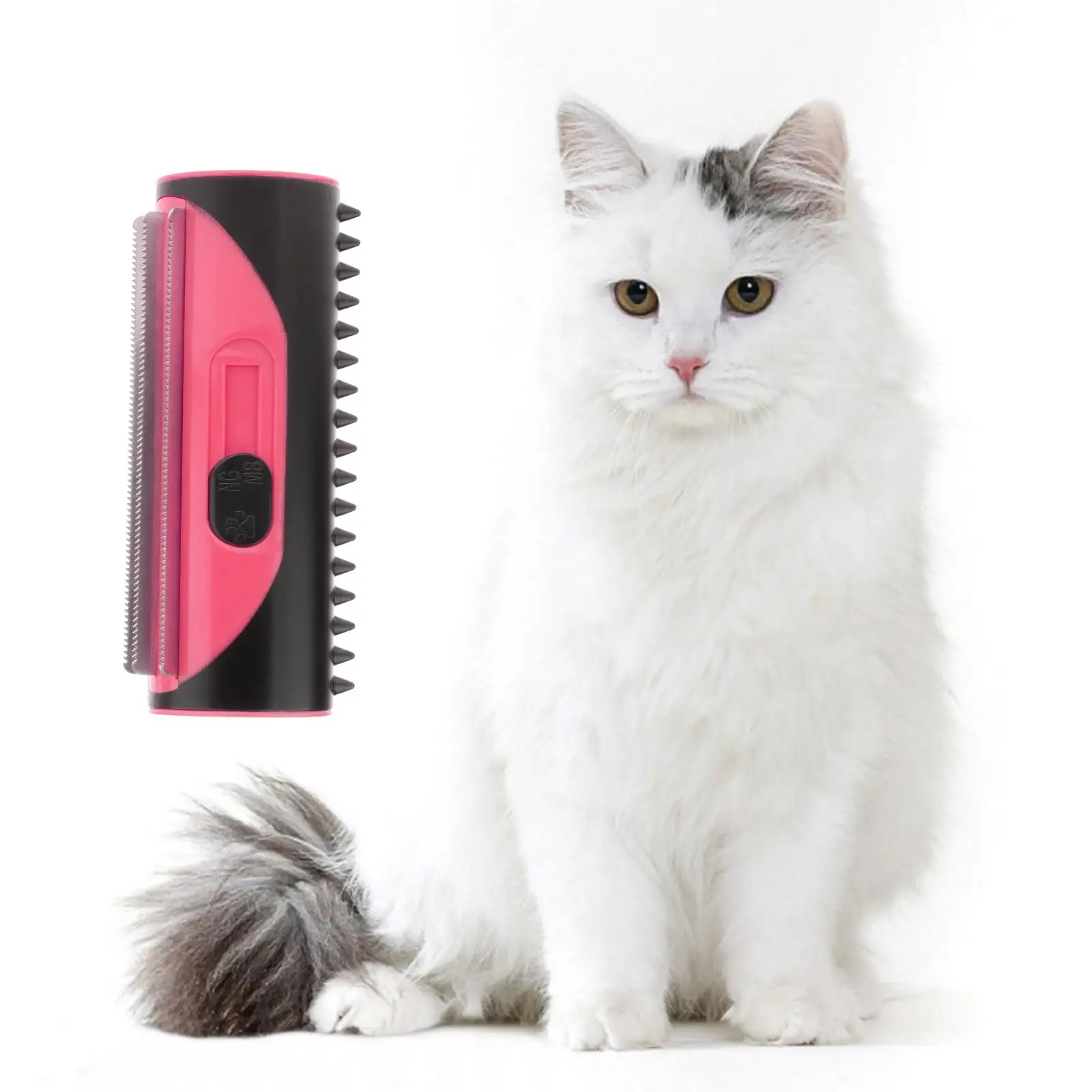 Pet Dog Cat Brush Slicker Grooming Self Cleaning Hairs Remover Comb