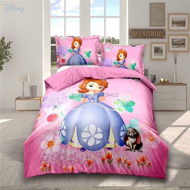 Disney Sofia The First Printed Bedding Set Popular Kids Girls