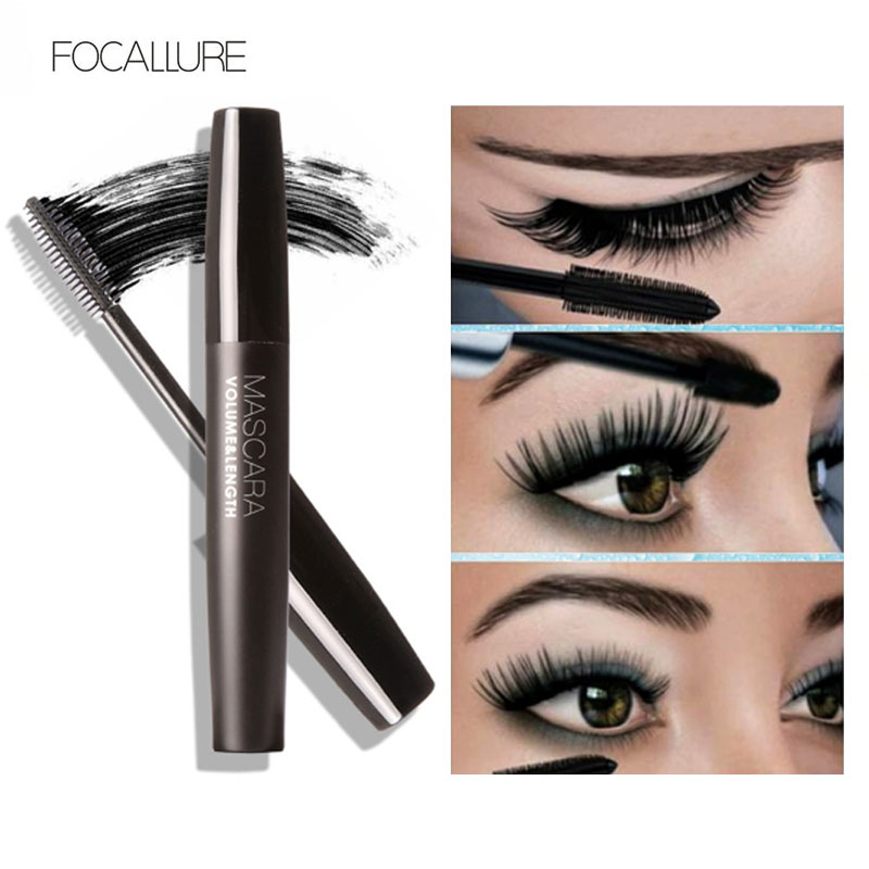 Best of FOCALLURE Max Volume Black Mascara Waterproof Curling And Thick Eye Eyelashes Makeup Cosmetics Reviews & Tips