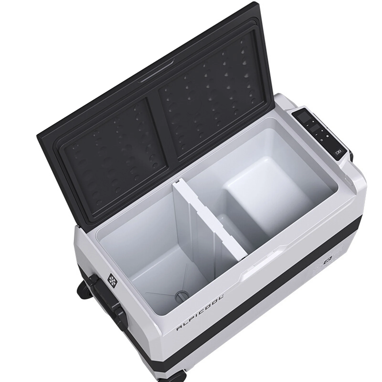 Portable Freezer 12 Volt Refrigerator Fridge for Car Home 12/24V DC and 100/240V AC Electric Compressor Cooler
