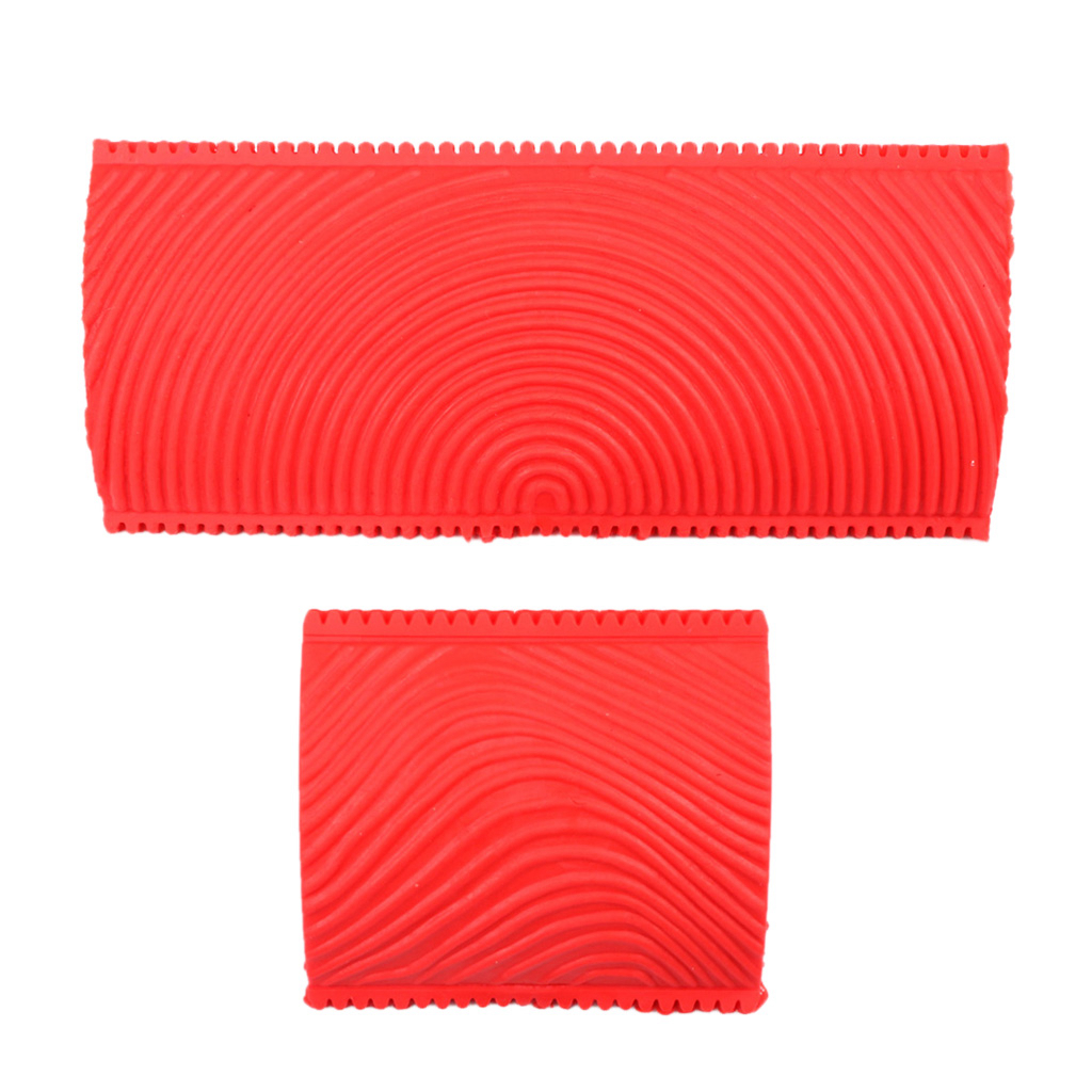 2x Artificial Lifelike DIY Wood Grain Pattern Tool F/ DIY Wall Ornament