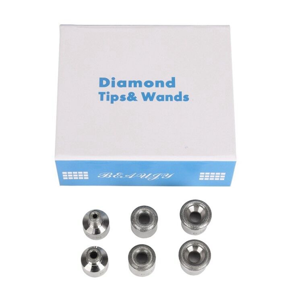 Best of Diamond Microdermabrasion Spare Parts 9 Tips 3 Wands For Facial Skin Peeling Blackhead Remover Face Care Salon Beauty Reviews & Tips - Image 3