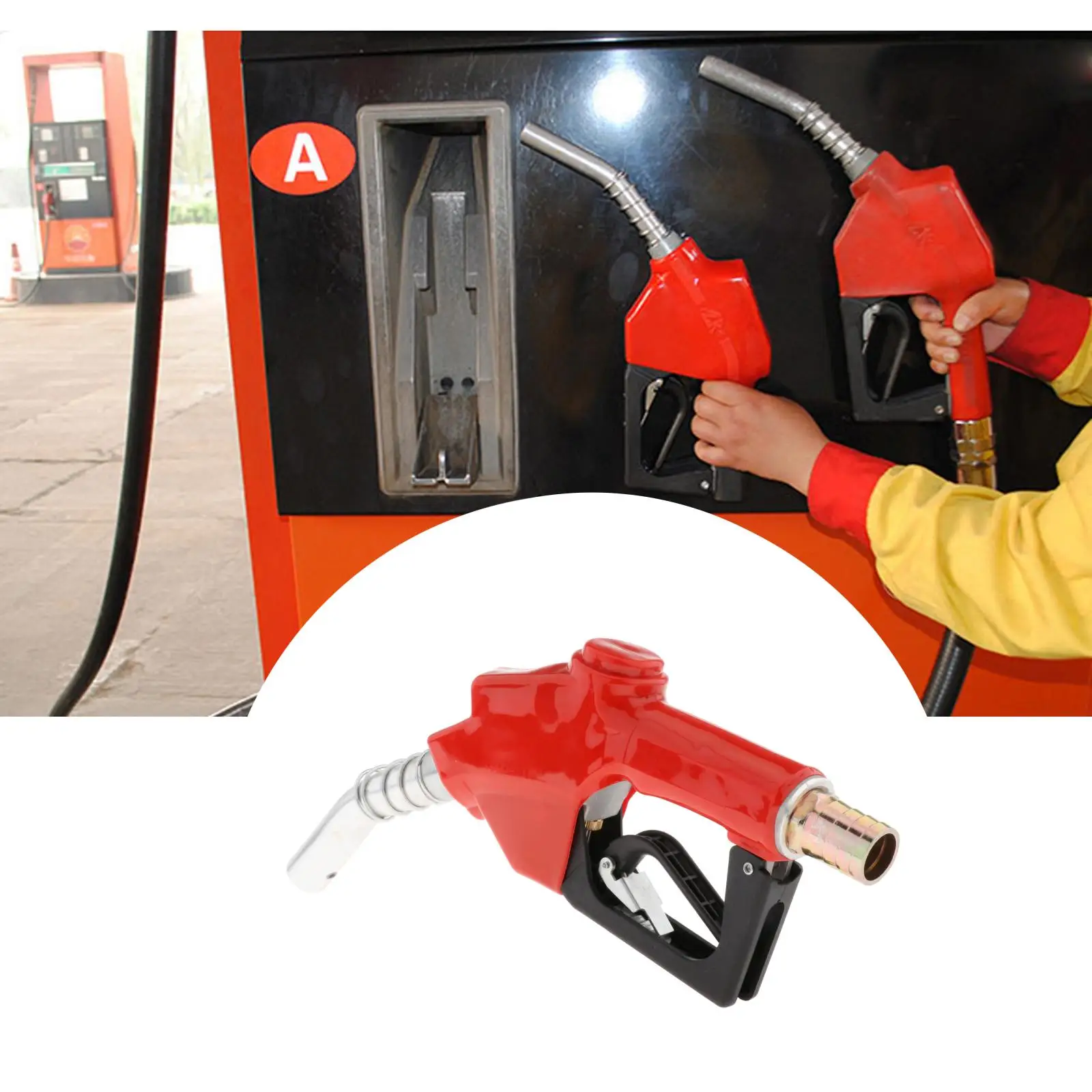 1pc Auto Off/ Stop Fuel Nozzle Dispenser Gasoline Oil Delivery 